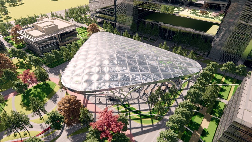 山东高端化工研究院项目ETFE膜结构工程